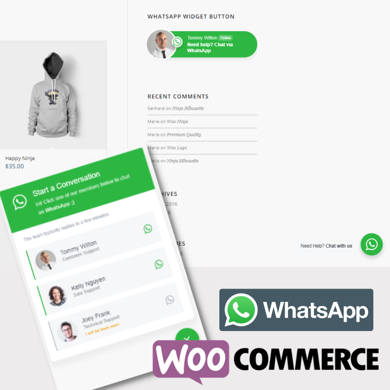 WhatsApp en WordPress
