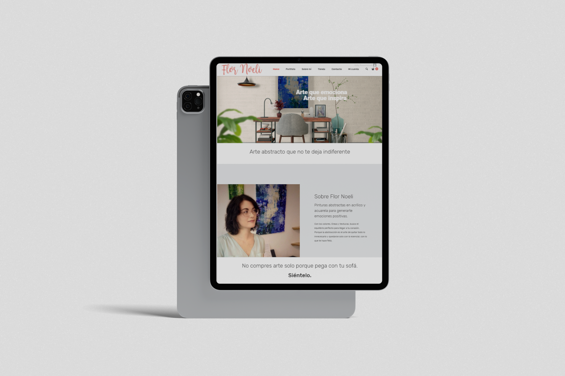 Website de la artista Flor Noeli