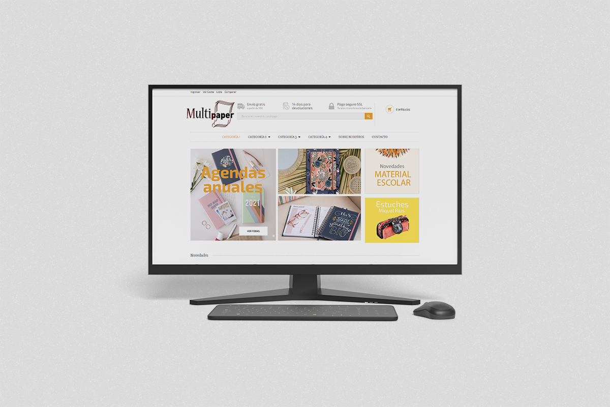 Papelería online Multipaper