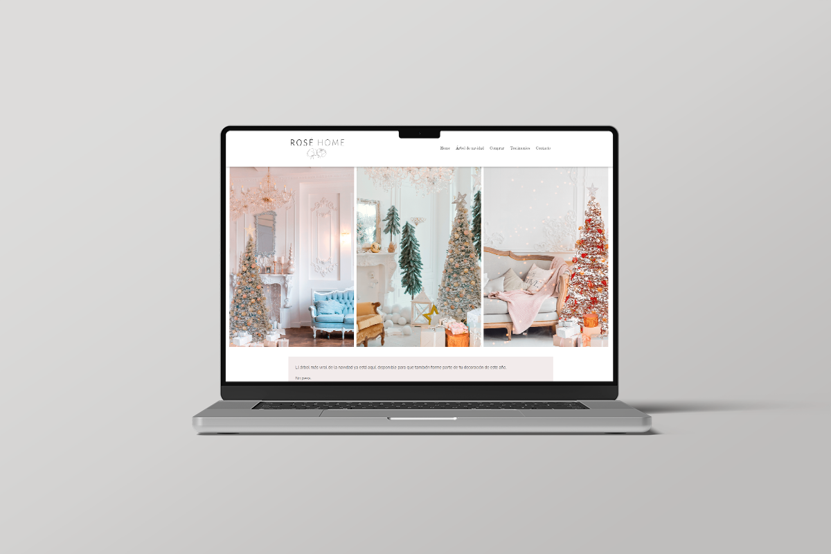 One page Rosé Home