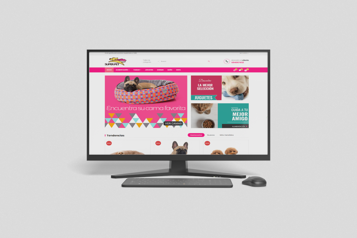 Tienda artículos para mascotas Super Pet