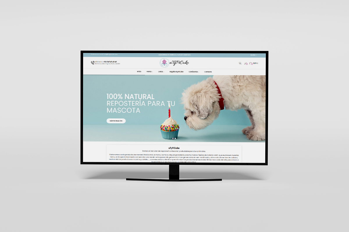 Pastelería para mascotas aTyPiCake