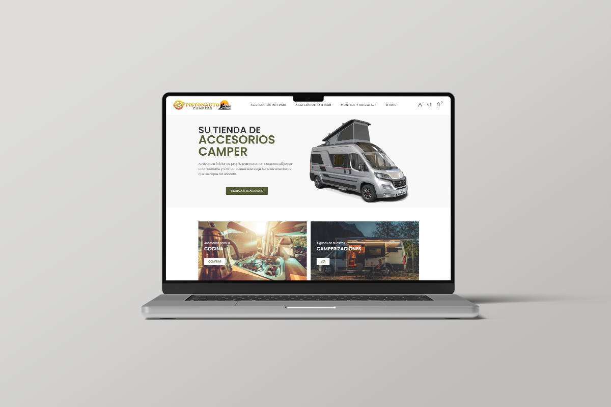 Tienda de accesorios camper Pistonauto Campers