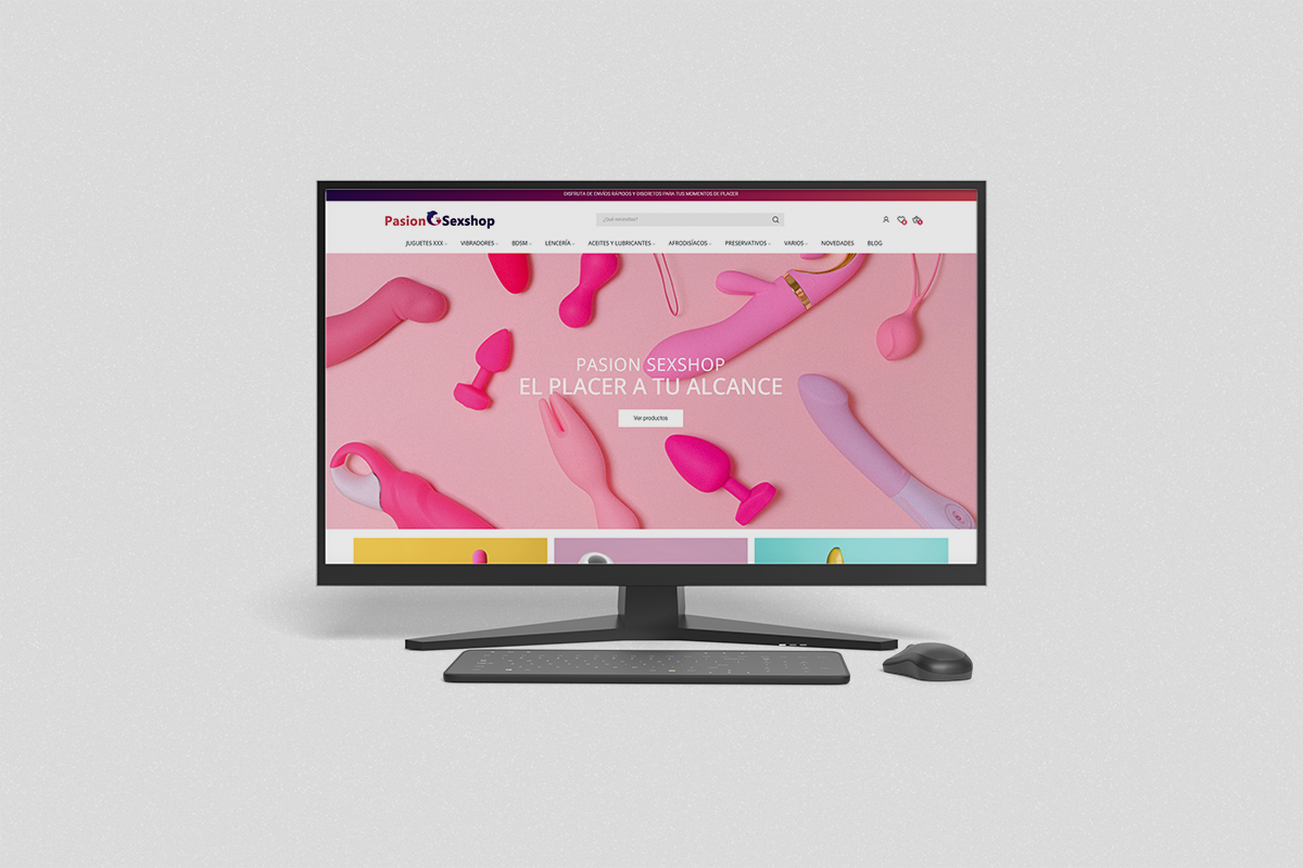 Rediseño tienda erótica Pasión Sexshop