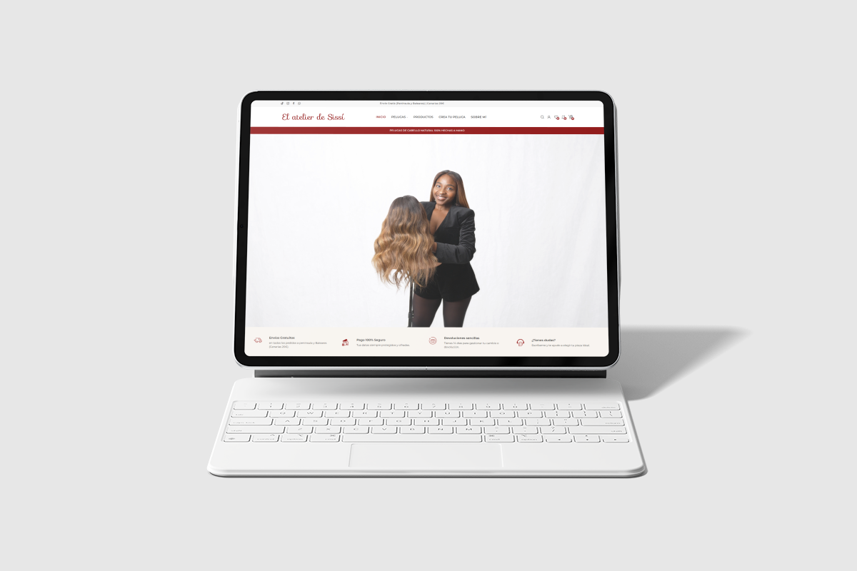 Tienda de pelucas El Atelier de Sissí