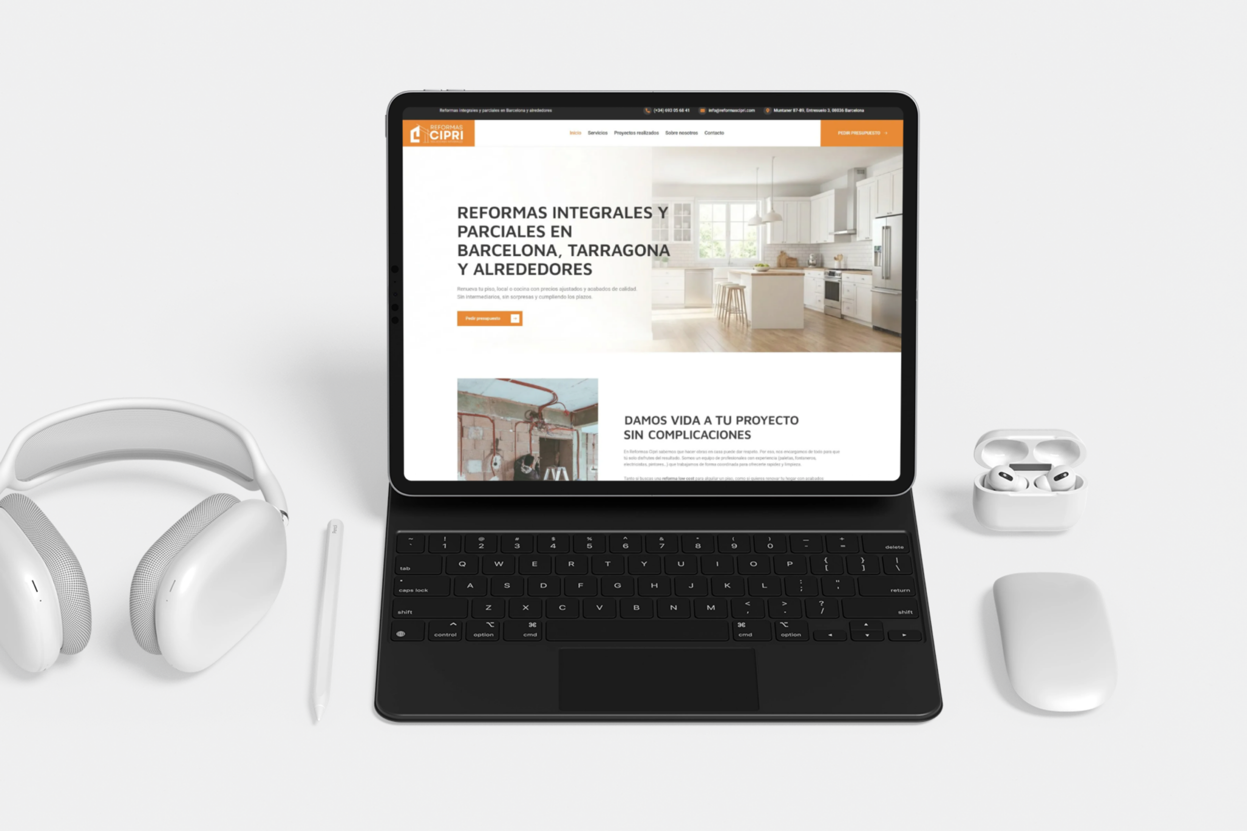 Web corporativa Reformas Cipri