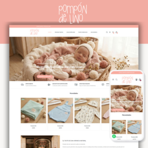 Tienda Online Express Moda infantil "Pompón de Lino"