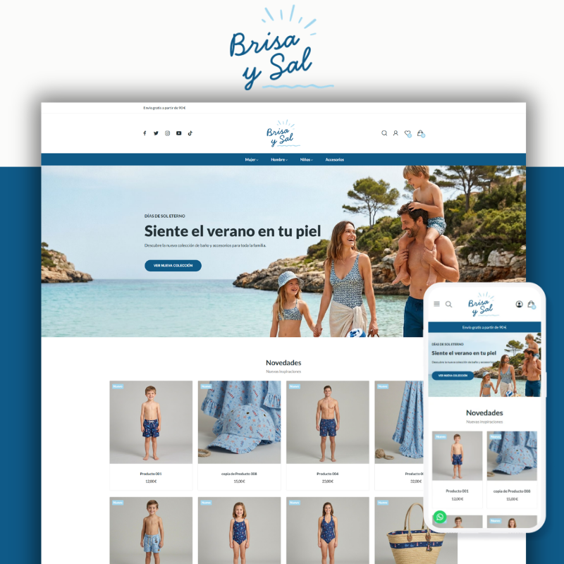 Tienda Online Express Moda "Brisa y Sal"