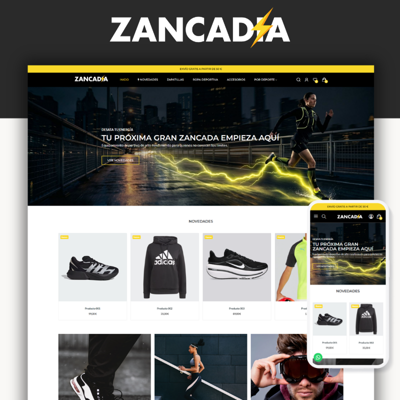 Tienda Online Express Deporte "Zancadia"